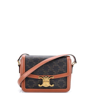 Triomphe Shoulder Bag Triomphe Coated Canvas Teen