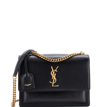 Sunset Crossbody Bag Leather Medium