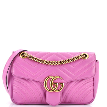 GG Marmont Flap Bag Matelasse Leather Medium