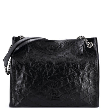 Niki Shopping Tote Matelasse Chevron Leather Medium