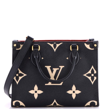 OnTheGo Tote Bicolor Monogram Empreinte Giant PM