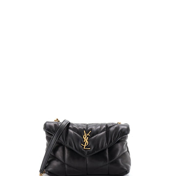 Loulou Puffer Shoulder Bag Quilted Leather Mini
