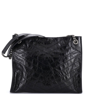 Niki Shopping Tote Matelasse Chevron Leather Medium