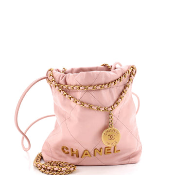 22 Chain Hobo Quilted Calfskin Mini