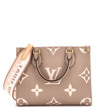 OnTheGo Tote Bicolor Monogram Empreinte Giant PM