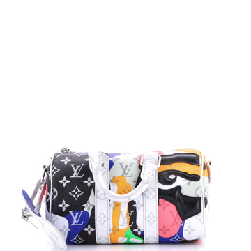 Keepall Bandouliere Bag Limited Edition Portrait Monogram Canvas 25