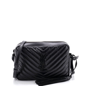 Lou Camera Bag Matelasse Chevron Leather Small