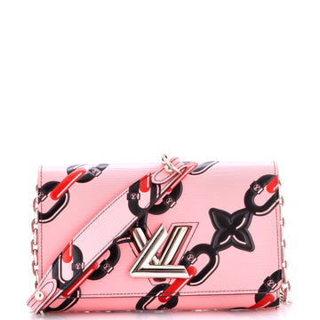 Twist Chain Wallet Limited Edition Print Epi Leather