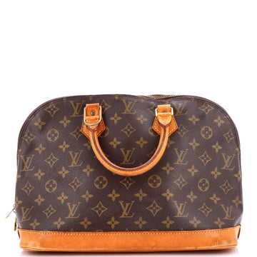 Vintage Alma Handbag Monogram Canvas PM