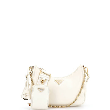 Re-Edition 2005 Shoulder Bag Saffiano Leather Small