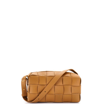 Brick Cassette Shoulder Bag Maxi Intrecciato Leather Small