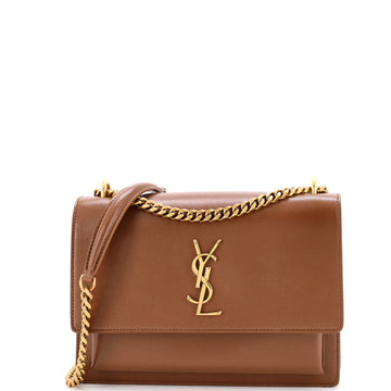 Sunset Crossbody Bag Leather Medium