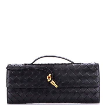 Andiamo Top Handle Clutch Intrecciato Nappa Long