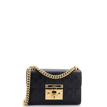 Padlock Shoulder Bag Guccissima Leather Small