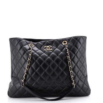 Classic CC Shopping Tote Quilted Calfskin Large