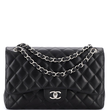 Classic Double Flap Bag Quilted Lambskin Jumbo