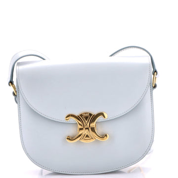 Triomphe Besace Clea Flap Bag Leather