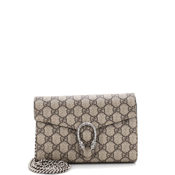 Dionysus Chain Wallet GG Coated Canvas Small