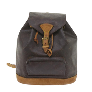 Louis Vuitton Montsouris Mm  Canvas Backpack Bag
