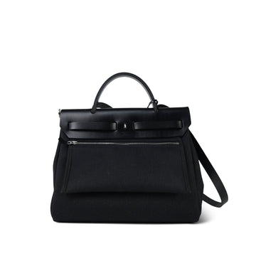 Herbag 31 Black Toile Vache Hunter Palladium Plated B Stamp