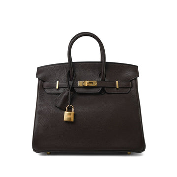 Birkin 25 Ebène Veau Togo  Z Stamp
