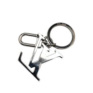 Silver Louis Vuitton Silver Plated LV Rainbow Key Ring and Bag Charm