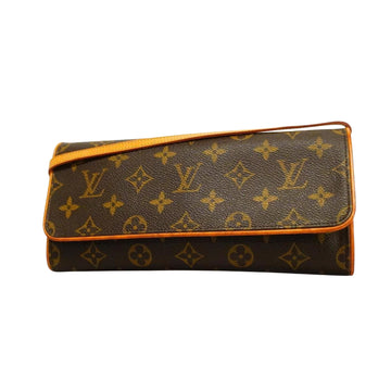 Louis Vuitton Pochette Twin Gm  Canvas Shoulder Bag