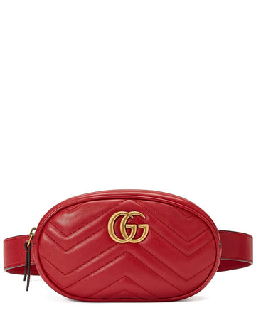 Gucci GG Marmont Matelasse Leather Belt Bag