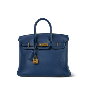 Birkin 25 Deep Blue Taurillon  Y Stamp
