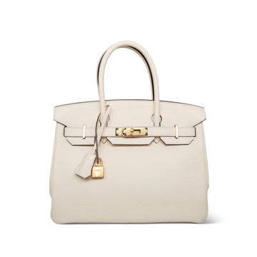 Birkin 30 Nata Taurillon leather  Z Stamp