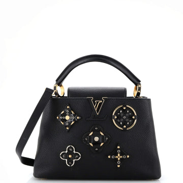 Capucines Bag Leather with Embellished Detail PM