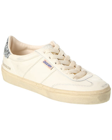 Golden Goose Soul-Star Leather & Glitter Sneaker