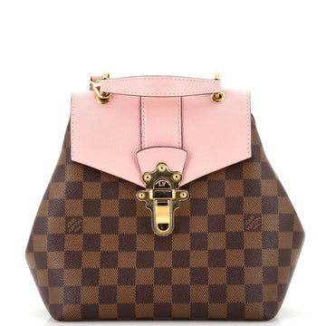 Clapton Backpack Damier and Leather