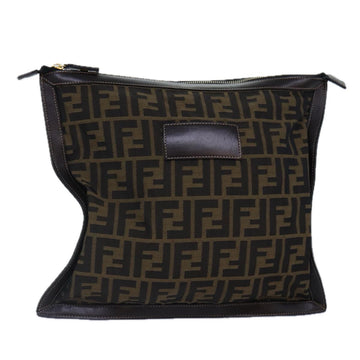 Fendi Zucca  Canvas Clutch Bag