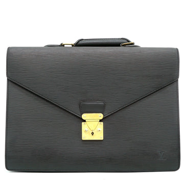 Black Epi Leather Ambassador Briefcase
