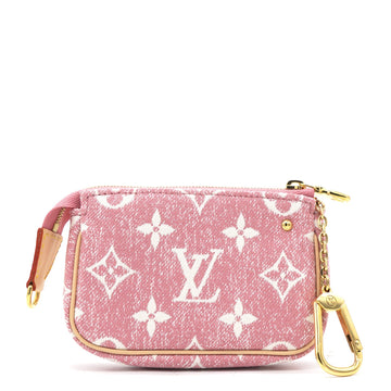 Micro Pochette Accessories Pink Denim
