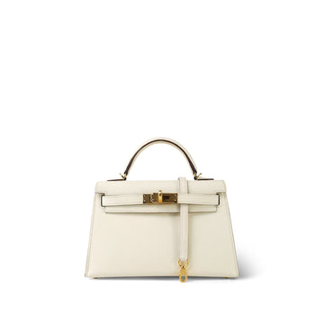 Mini Kelly Sellier Nata leather  Y Stamp