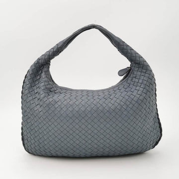 Bottega Veneta Hobo Bag leather Blue Grey Medium 40cm