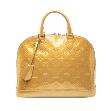 Alma Handbag Monogram Vernis PM