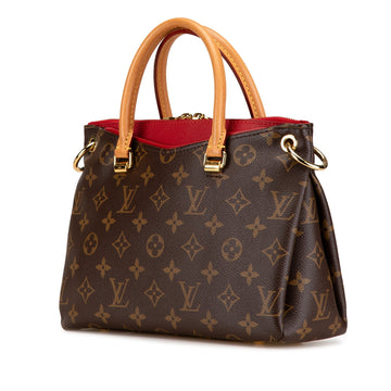 Brown Louis Vuitton Monogram Pallas BB Satchel