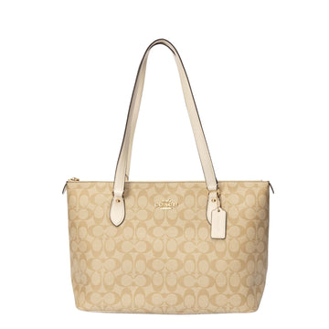 Coach Gallery  Beige Medium Tote Bag