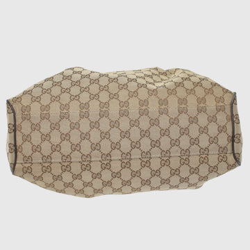 Brown Small GG Leather/canvas Tote Bag