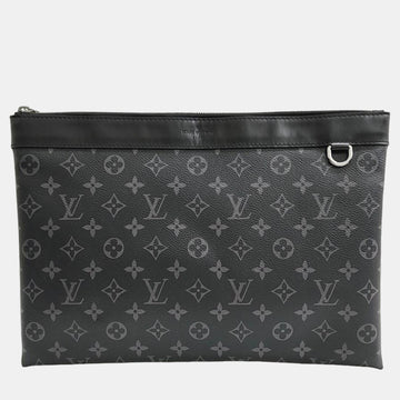 Black Monogram Pochette Apollo Clutch
