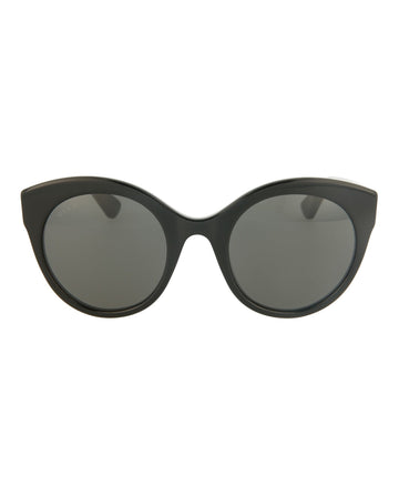 Round-Frame Acetate Sunglasses