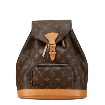 Louis Vuitton Montsouris  Canvas Backpack Bag