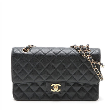 Top Quality Chanel Matrasse 25 Leather S Double Flap Double Chain Bag Black Silver  8th A01112