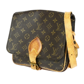 Louis Vuitton Cartouchière  Canvas Shoulder Bag