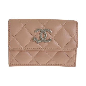Chanel Matelasse Lambskin Compact Wallet