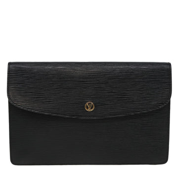 Louis Vuitton Montaigne  Leather Clutch Bag