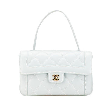 Chanel Coco Mark Wild Stitch Lambskin Handbag